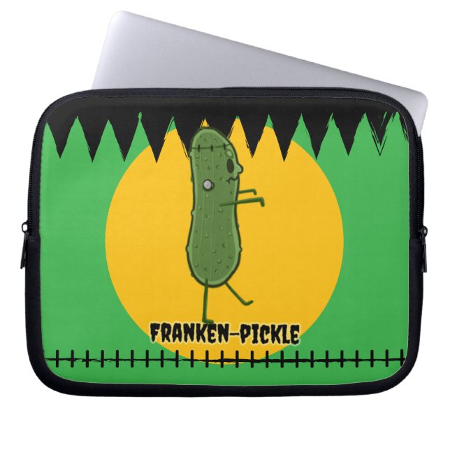Franken-Pickle Laptop Case (Vorderseite)