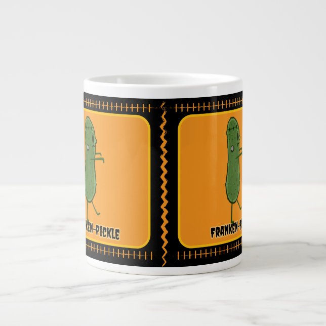 Franken-Pickle-Tasse Jumbo-Tasse (Vorderseite)