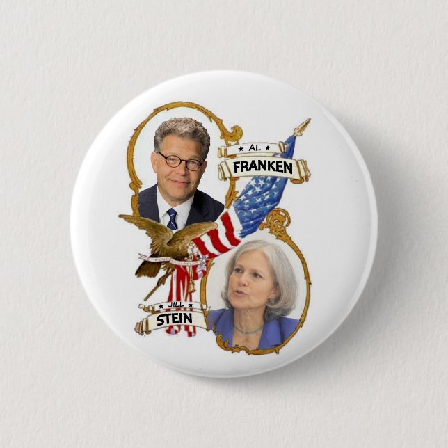 Franken-Stein für Präsident 2012 Button (Vorderseite)