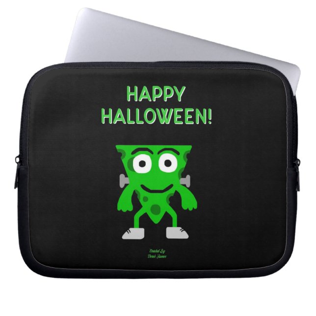 FrankenCheese Halloween Grüße Laptop Sleeve (Vorderseite)
