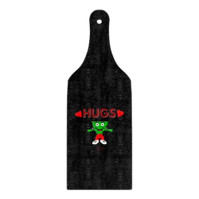 FrankenCheese Hugs Cutting Board Paddle Schneidebrett (Vorderseite)