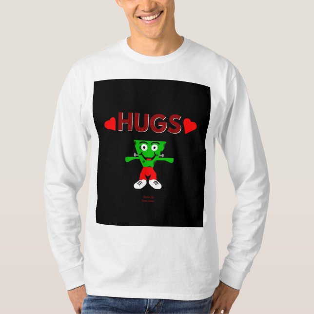 FrankenCheese Hugs Men's Long Sleeve Shirt (Vorderseite)