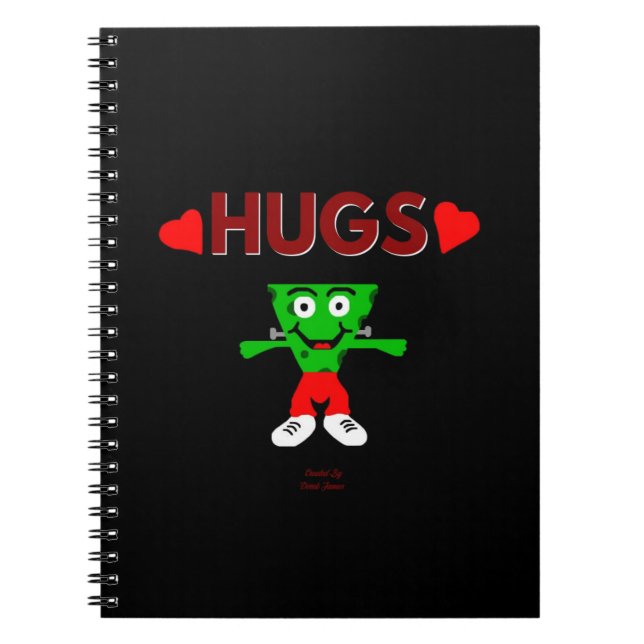 FrankenCheese Hugs Spiral Foto Notebook Notizblock (Vorderseite)