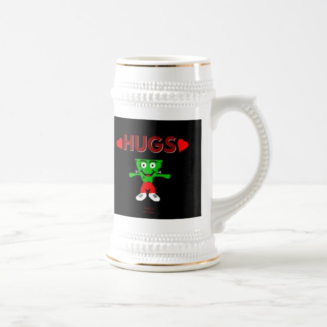 FrankenCheese Hugs Stein Tasse (Rechts)