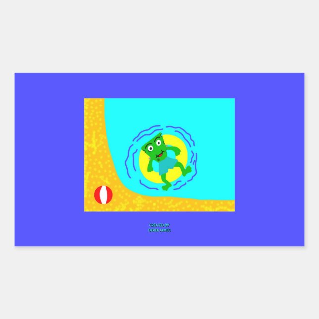 FrankenCheese Summer Rectangle Sticker (Vorderseite)