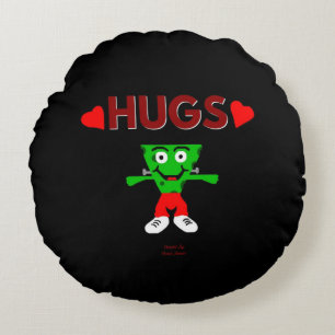 FrankenKäse-Hugs-Rundwurfpilz Rundes Kissen