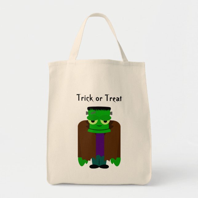 Frankenmonster Halloween verkleidet Beute Tragetasche (Vorne)