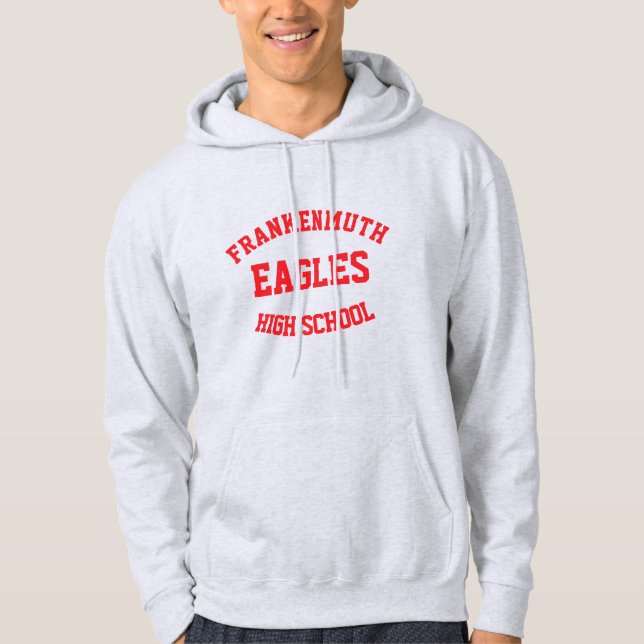Frankenmuth High School Printed Hoodie (Vorderseite)