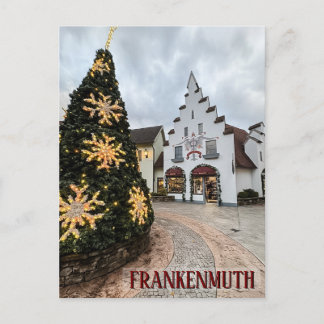 Frankenmuth Michigan Christmas Postcard Postkarte