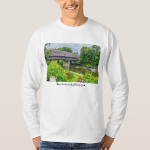 Frankenmuths Covered Bridge Long Sleeve T - Shirt