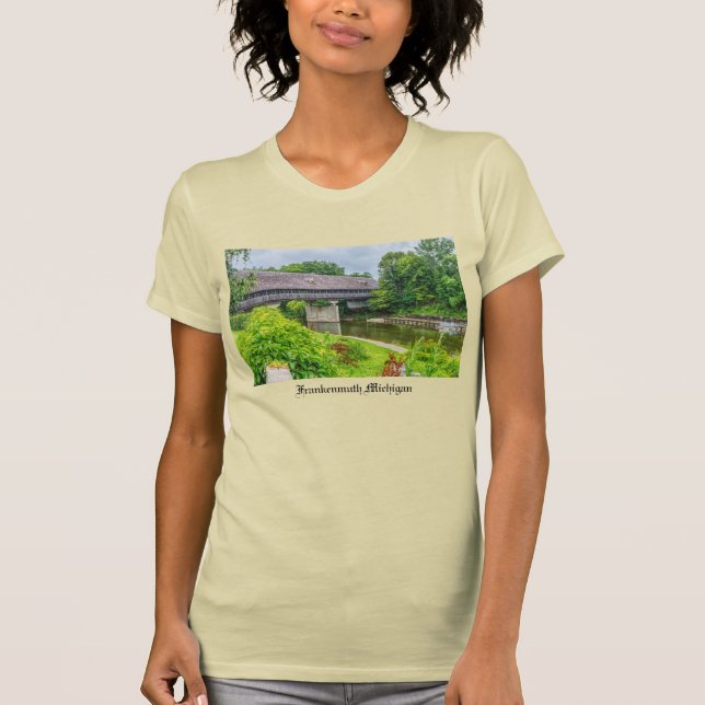 Frankenmuths Covered Bridge T - Shirt (Vorderseite)
