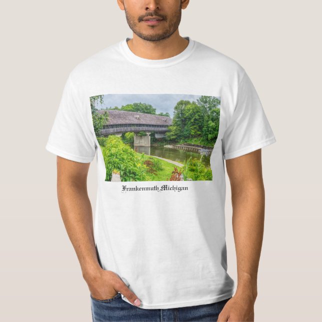 Frankenmuths Covered Bridge T - Shirt (Vorderseite)