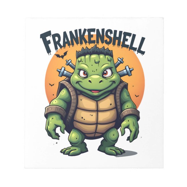 Frankenshell Turtle Notizblock (Vorderseite)