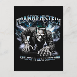 Frankenstein Bootleg Style Postcard Postkarte