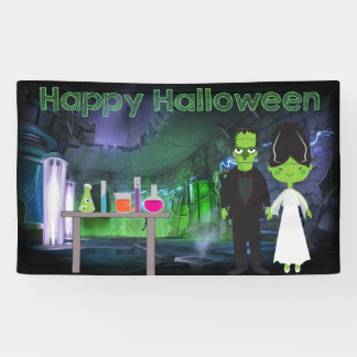 Frankenstein & Bride Banner