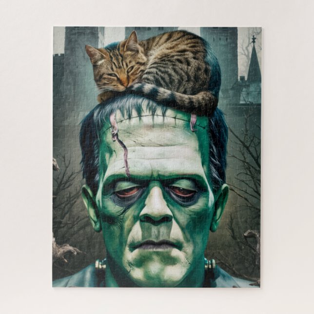 Frankenstein Catnap Jigsaw Puzzle (Vertikal)