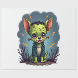 Frankenstein-Chihuahua-Schock Geschenkpapier