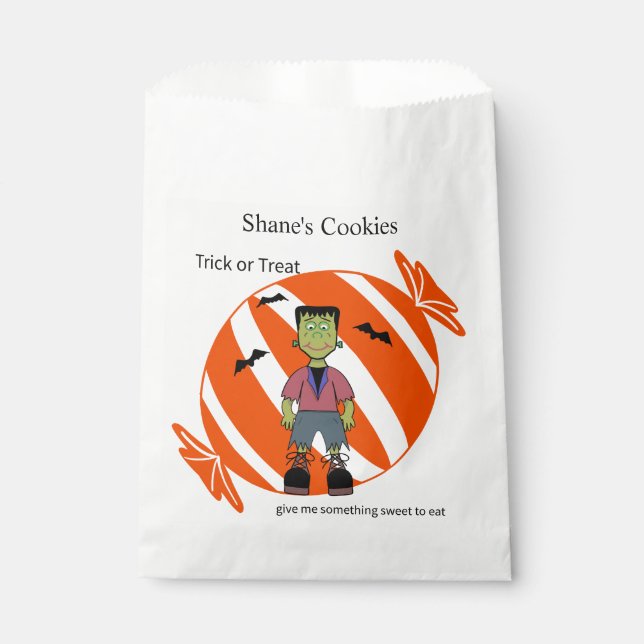 Frankenstein Cookie Sleeve Geschenktütchen (Vorderseite)