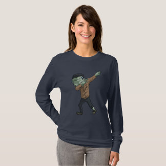 Frankenstein, das lustigen Halloween-Klecks-Tanz T-Shirt