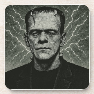 Frankenstein Electricity Art Getränkeuntersetzer