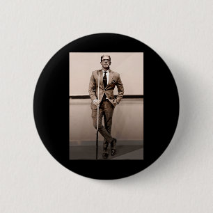 Frankenstein Eleganter Frankenstein-Monster im Anz Button