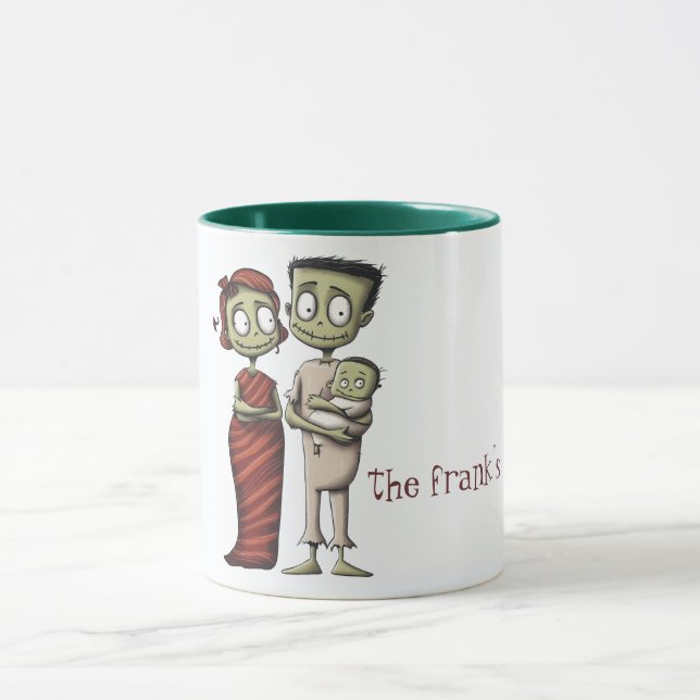 Frankenstein Family Tasse (Zentrum)