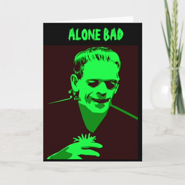 Frankenstein - Friend Good Feiertagskarte (Vorderseite)