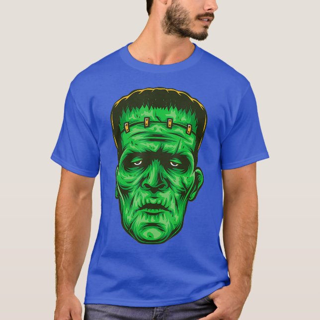 Frankenstein Gesicht zombie Geschenk für Liebeskos T-Shirt (Vorderseite)