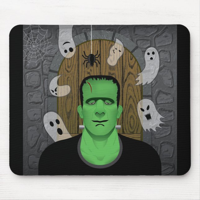 Frankenstein & Ghosts Mousepad (Vorne)