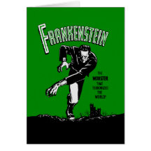 Frankenstein - Grußkarte / Halloween