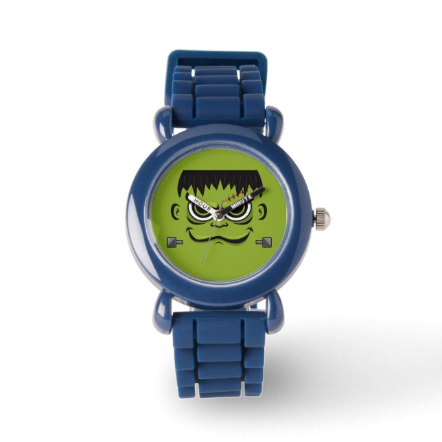 Frankenstein Halloween Face Armbanduhr (Vorderseite)