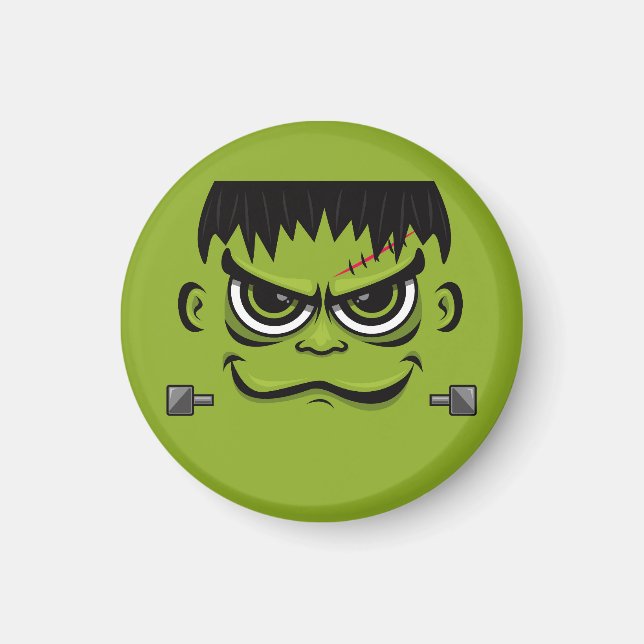 Frankenstein Halloween Face Magnet (Vorne)