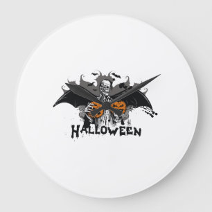 Frankenstein Halloween Große Wanduhr
