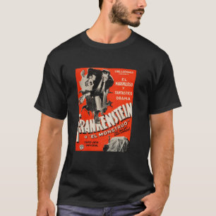 Frankenstein Halloween Monster Poster T-Shirt