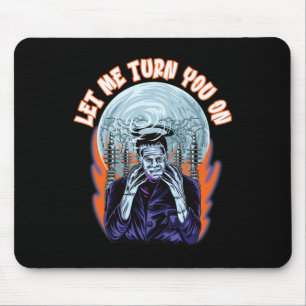 Frankenstein Halloween S Horror Vintage Lustig Hor Mousepad