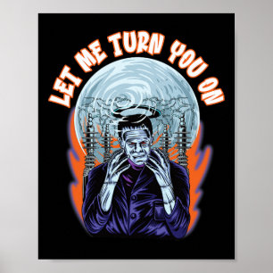 Frankenstein Halloween S Horror Vintage Lustig Hor Poster