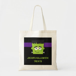 Frankenstein Halloween Sticker, Kids Halloween Tragetasche