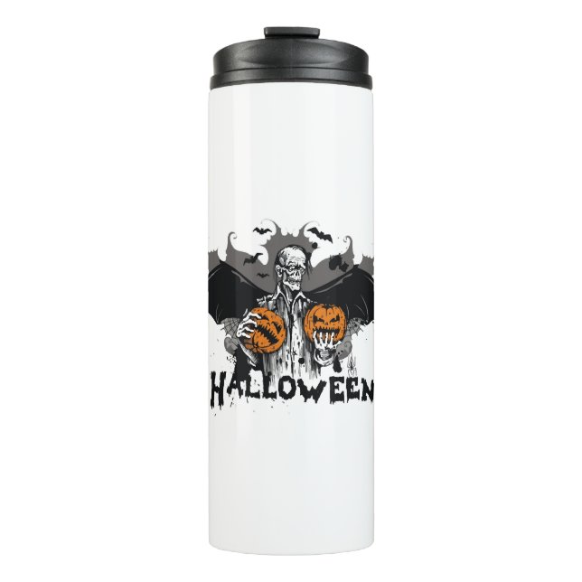 Frankenstein Halloween Thermosbecher (Vorderseite)