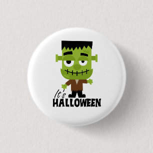 Frankenstein ist Halloween Button