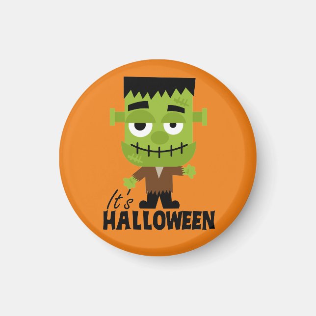 Frankenstein ist Halloween Magnet (Vorne)