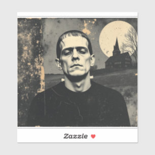 Frankenstein-Monster Halloween Aufkleber