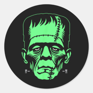 Frankenstein Monster Halloween-Kostüm Runder Aufkleber