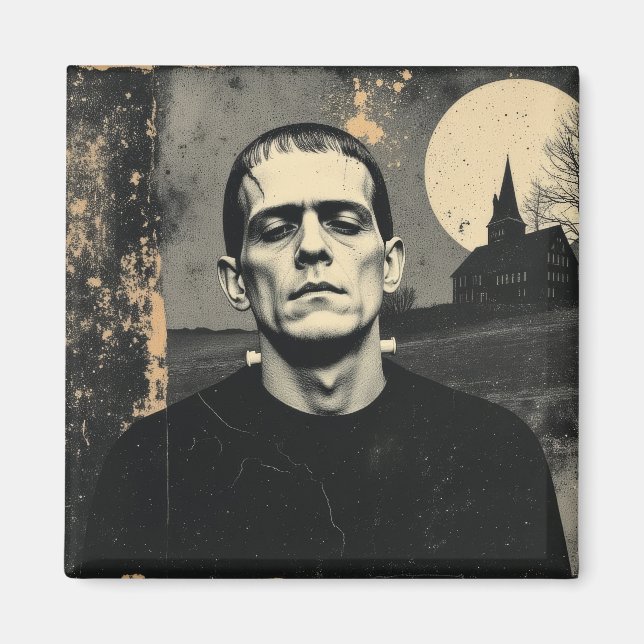 Frankenstein-Monster Halloween Magnet (Vorne)
