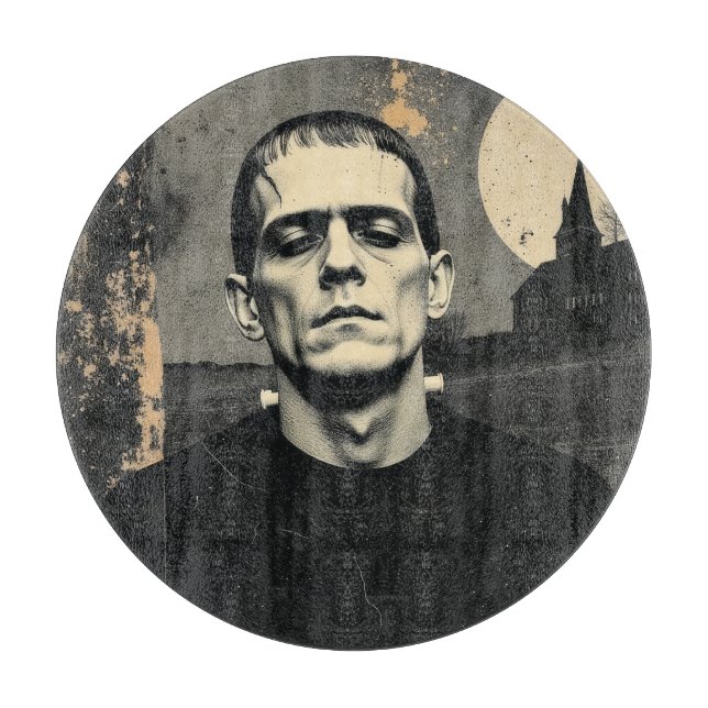 Frankenstein Monster Halloween Schneidebrett (Vorderseite)