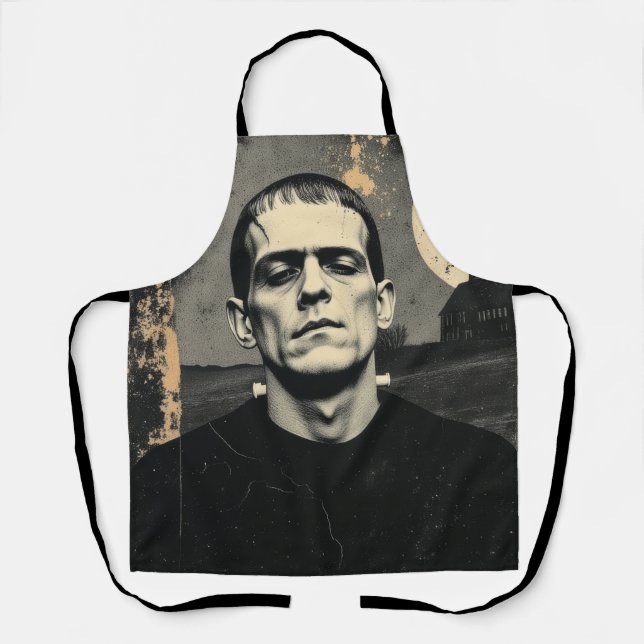 Frankenstein Monster Halloween Schürze (Vorderseite)