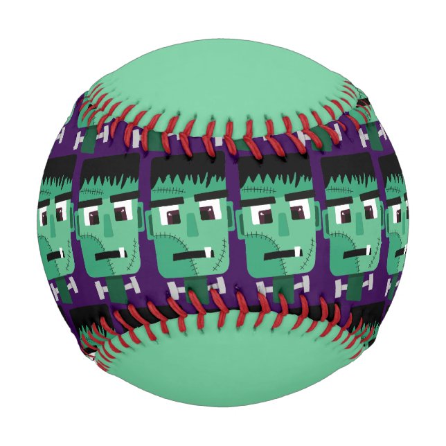 Frankenstein-Monster-Illustration Baseball (Vorderseite)