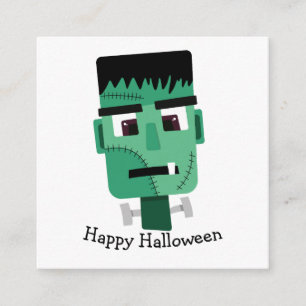 Frankenstein-Monster-Illustration Begleitkarte