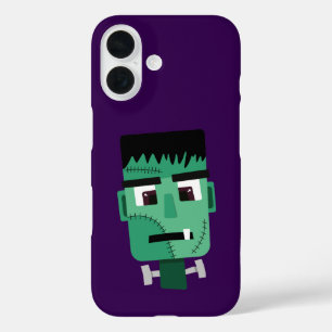 Frankenstein-Monster-Illustration iPhone 16 Hülle