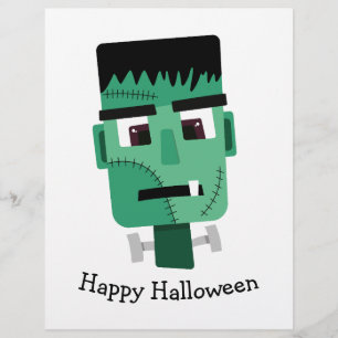 Frankenstein-Monster-Illustration Flyer