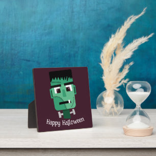 Frankenstein-Monster-Illustration Fotoplatte